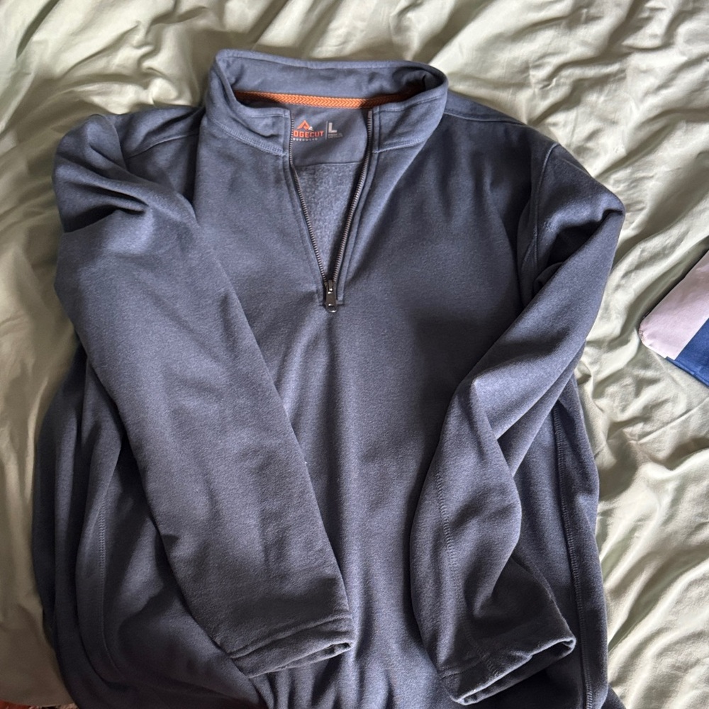Apt. 9 Men's Quarter-Zip Pullover - Slate Blue